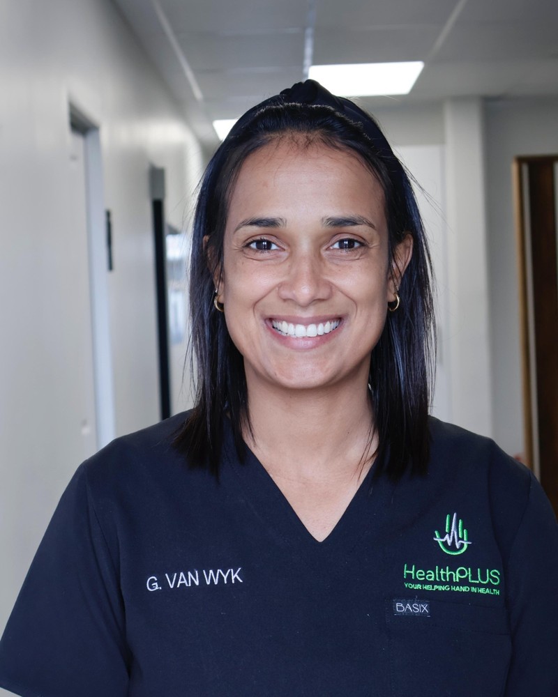 G. Van Wyk, sports physiotherapist